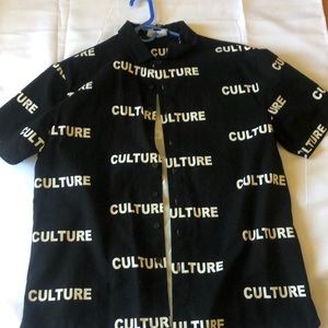 Offsets Culture button up Shirt size L